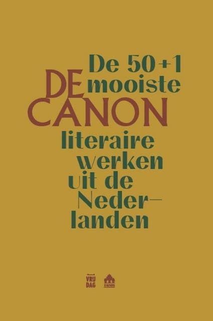 De Canon: de 50+1 mooiste literaire teksten uit de Nederlanden – omslag van het luisterboek van KANTL