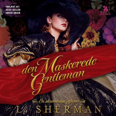 Den maskerede gentleman – omslag til lydbogen af L. Sherman