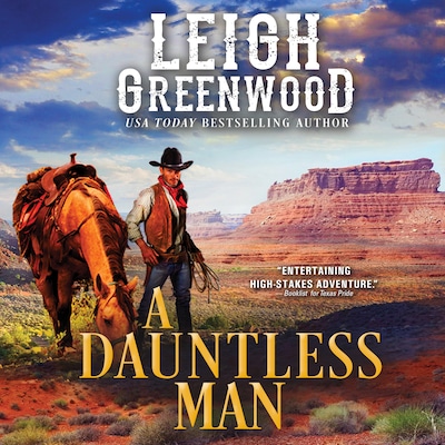 A Dauntless Man – omslag til lydbogen af Leigh Greenwood