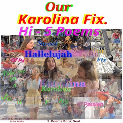 Our Karolina Fix  Hi-5 Poems – omslag til lydbogen af Mike Blake