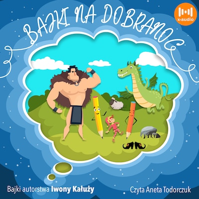 Bajki na dobranoc – okładka audiobooka, autor Iwona Kałuża