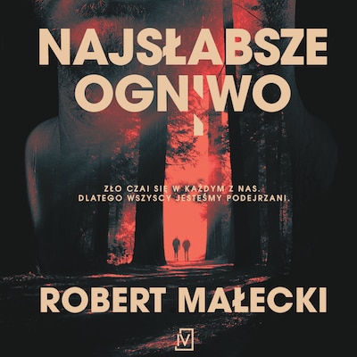 Najsłabsze ogniwo – okładka audiobooka, autor Robert Małecki