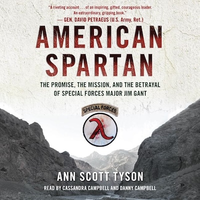 American Spartan – okładka audiobooka, autor Ann Scott Tyson