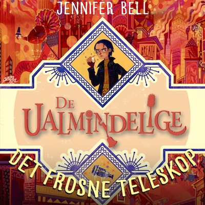 De ualmindelige - Det frosne teleskop – omslag til lydbogen af Jennifer Bell