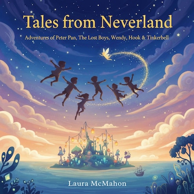 Tales from Neverland – omslag til lydbogen af Laura McMahon