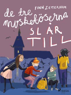 De tre musketöserna slår till – omslag till ljudboken av Finn Zetterholm