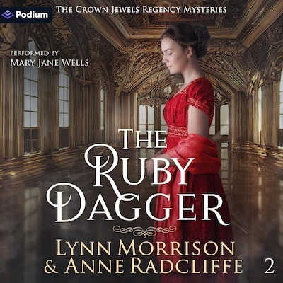 The Ruby Dagger – omslag til lydbogen af Anne Radcliffe, Lynn Morrison