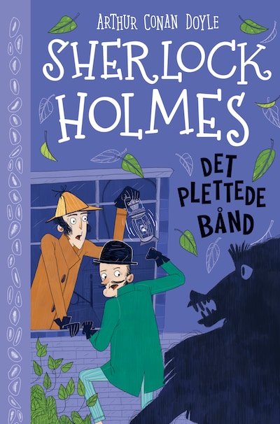 Sherlock Holmes (4) Det plettede bånd – omslag til lydbogen af Arthur Conan Doyle