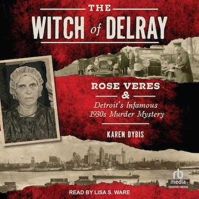 The Witch of Delray – omslag til lydbogen af Karen Dybis