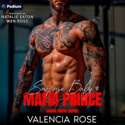 Surprise Baby for the Mafia Prince – omslag til lydbogen af Valencia Rose
