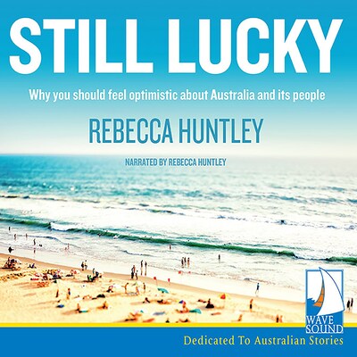 Still Lucky – omslag til lydbogen af Rebecca Huntley