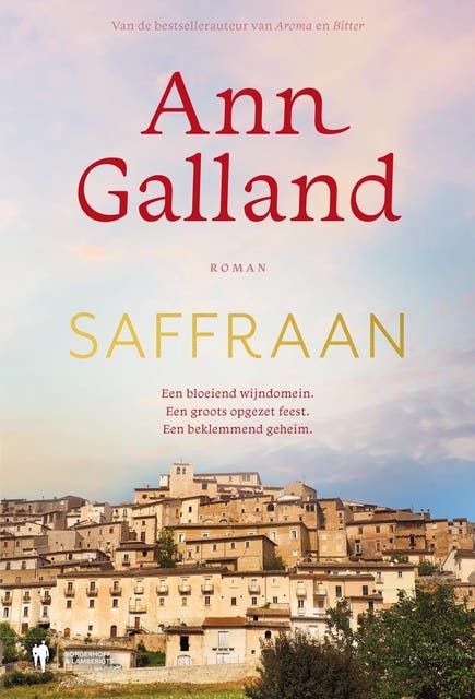 Saffraan: Een bloeiend wijndomein. Een groots opgezet feest. Een beklemmend geheim. – omslag van het luisterboek van Ann Galland