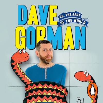 Dave Gorman Vs the Rest of the World – omslag til lydbogen af Dave Gorman