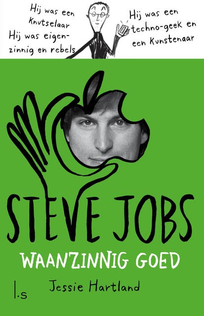 Steve Jobs. Waanzinnig goed – omslag van het luisterboek van Jessie Hartland