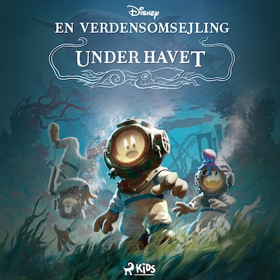 En verdensomsejling under havet – omslag til lydbogen af Disney