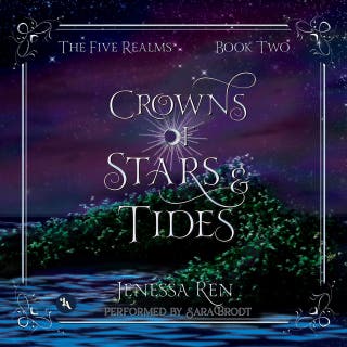 Crowns of Stars and Tides – omslag till ljudboken av Jenessa Ren