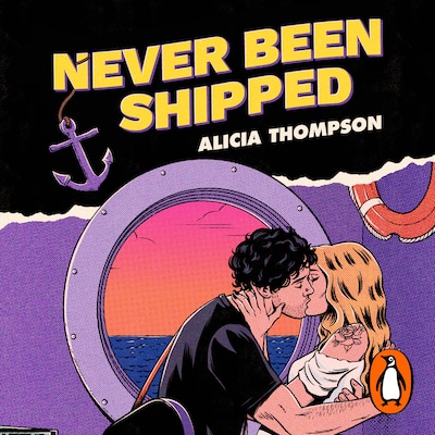 Never Been Shipped – omslag til lydbogen af Alicia Thompson