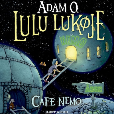 Lulu Lukøje. Cafe Nemo – omslag til lydbogen af Adam O.