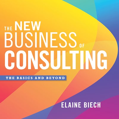 The New Business of Consulting – omslag til lydbogen af Elaine Biech