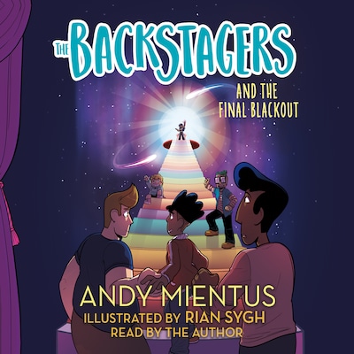 The Backstagers and the Final Blackout – okładka audiobooka, autor Andy Mientus