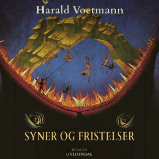 Syner og fristelser – omslag til lydbogen af Harald Voetmann