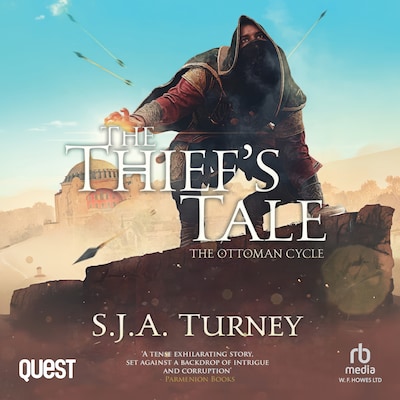The Thief's Tale – omslag til lydbogen af S.J.A. Turney