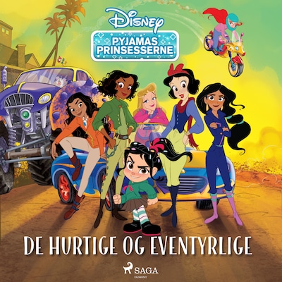 Pyjamas-prinsesserne - De hurtige og eventyrlige – omslag til lydbogen af Disney