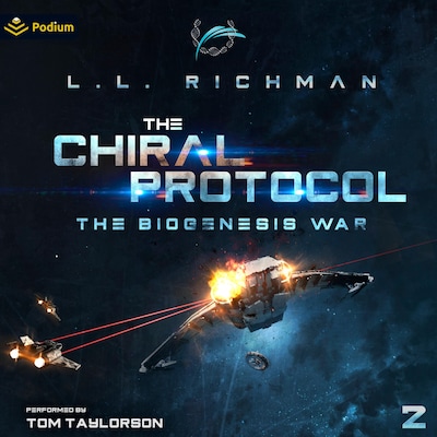 The Chiral Protocol – omslag til lydbogen af L.L. Richman