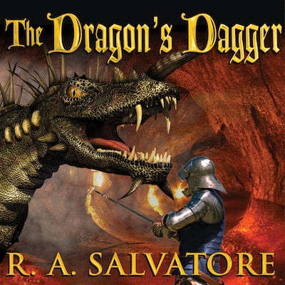 The Dragon's Dagger – omslag til lydbogen af R.A. Salvatore