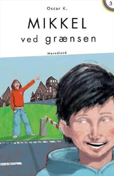 Mikkel ved grænsen - Den tredje Mikkelbog – omslag til lydbogen af Oscar K.