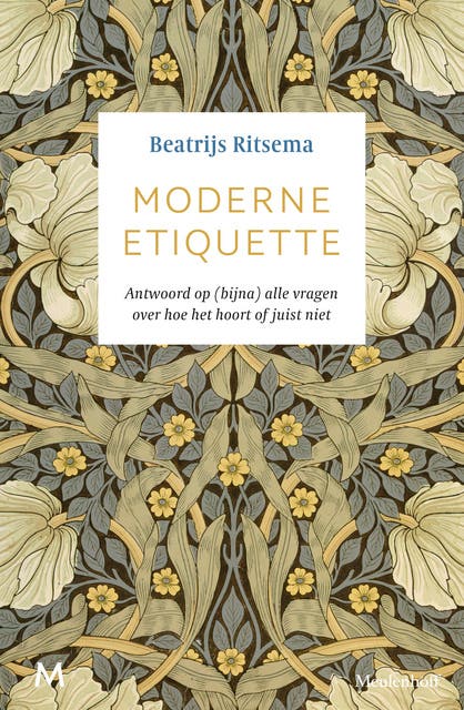 Moderne etiquette: Antwoord op (bijna) alle vragen over hoe het hoort of juist niet – omslag van het luisterboek van Beatrijs Ritsema