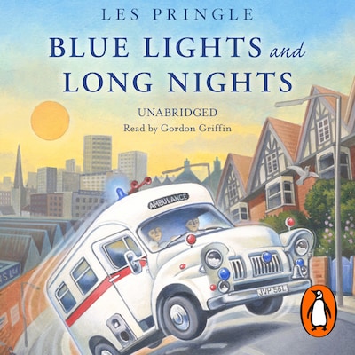 Blue Lights and Long Nights – omslag til lydbogen af Les Pringle