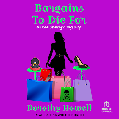 Bargains To Die For – omslag til lydbogen af Dorothy Howell