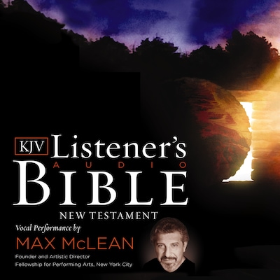 The Listener's Audio Bible - King James Version, KJV: New Testament – omslag til lydbogen af Max McLean
