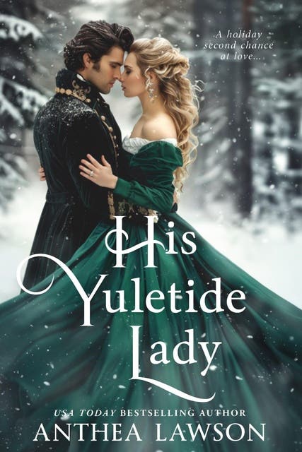 His Yuletide Lady: A Sweet Victorian Christmas Story – omslag til lydbogen af Anthea Lawson