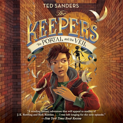 The Keepers #3: The Portal and the Veil – omslag til lydbogen af Ted Sanders