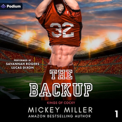 The Backup – omslag til lydbogen af Mickey Miller