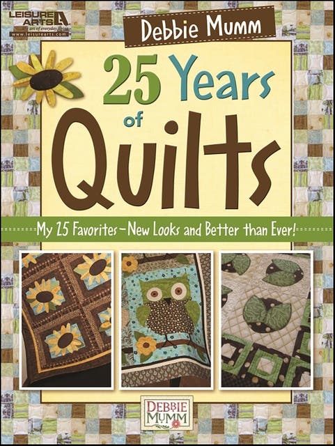 25 Years of Quilts – omslag til lydbogen af Debbie Mumm