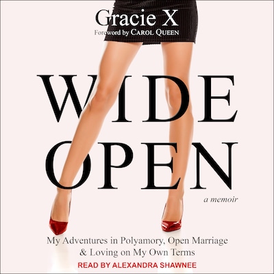 Wide Open – omslag til lydbogen af Gracie X