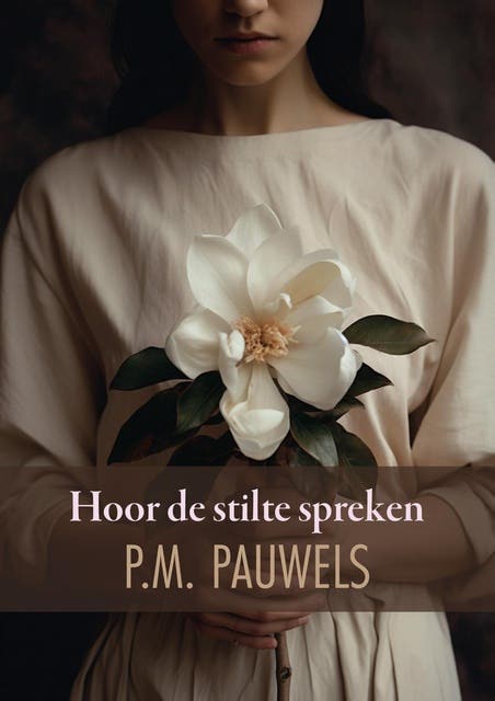 Hoor de stilte spreken – omslag van het luisterboek van P.M. Pauwels