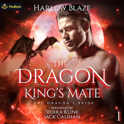 The Dragon King's Mate – omslag til lydbogen af Harlow Blaze