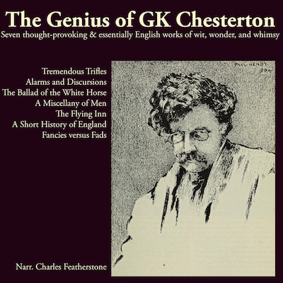 The Genius of GK Chesterton – omslag til lydbogen af GK Chesterton