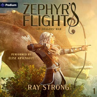 Zephyr's Flight: The Dragons' War, Book 1 – omslag till ljudboken av Ray Strong