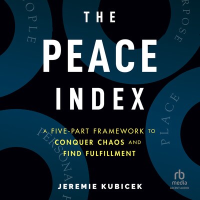 The Peace Index – omslag til lydbogen af Jeremie Kubicek