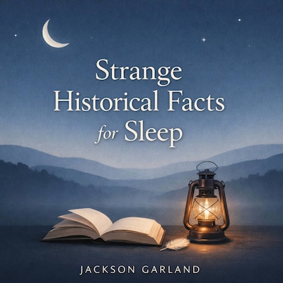 Strange Historical Facts for Sleep – omslag til lydbogen af Jackson Garland