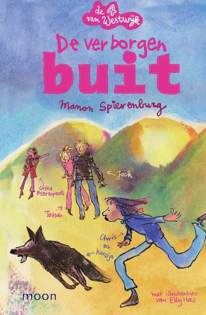De verborgen buit: De vier van Westwijk – omslag van het luisterboek van Manon Spierenburg