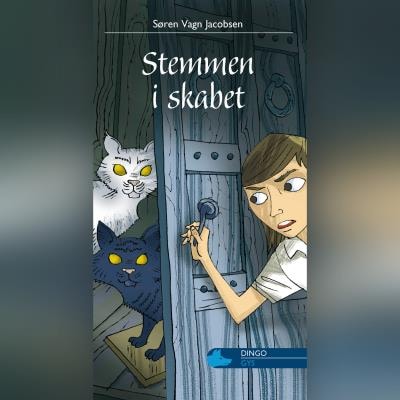 Stemmen i skabet – omslag til lydbogen af Søren Vagn Jacobsen