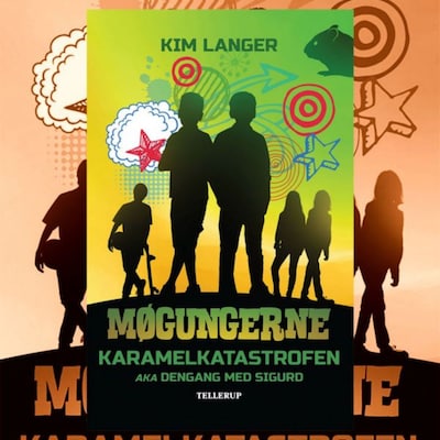 Møgungerne #2: Karamelkatastrofen aka Dengang med Sigurd – omslag til lydbogen af Kim Langer