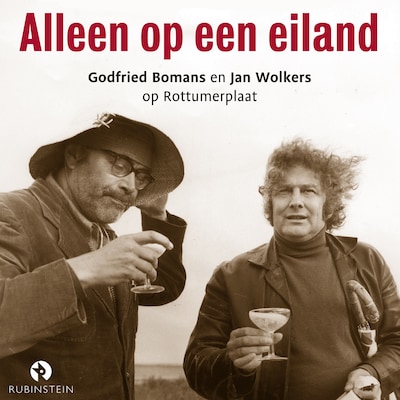 Alleen op een eiland – omslag van het luisterboek van Jan Wolkers, Godfried Bomans