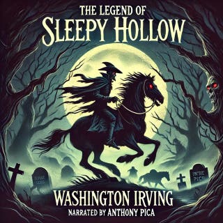 The Legend of Sleepy Hollow – omslag till ljudboken av Washington Irving